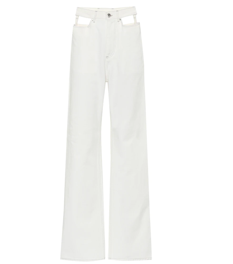 High-rise wide-leg jeans