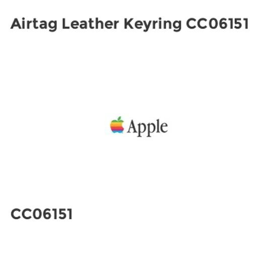 Apple Airtag Leather Keyring CC06151- you get 4