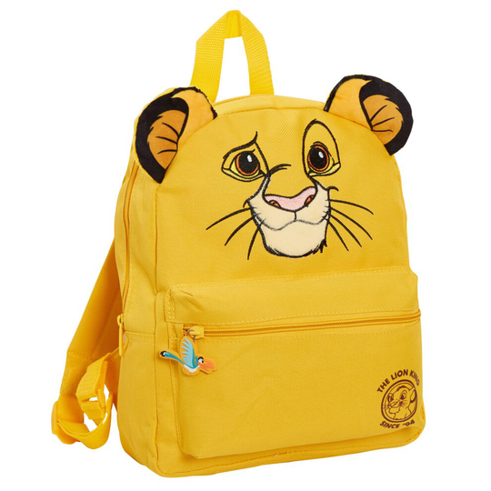 (One Size) Disney Lion King 3D Backpack Boys Girls Simba Nursery School Rucksack Lunch Bag
