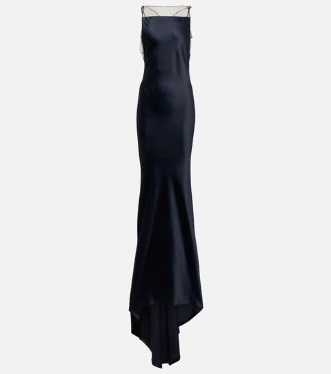 Satin gown
