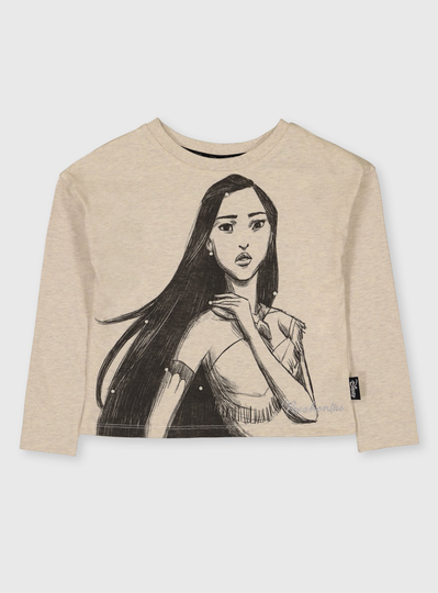 Disney Princess Pocahontas Oatmeal T-Shirt - 4 years