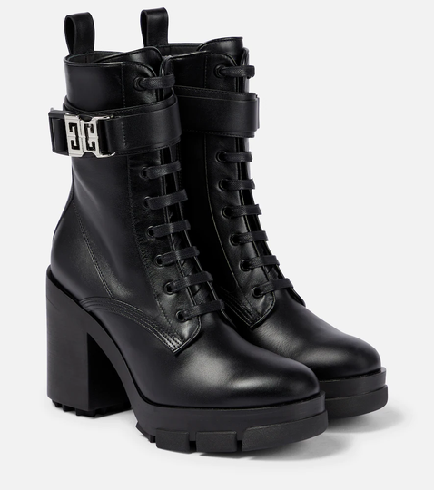 Terra leather combat boots