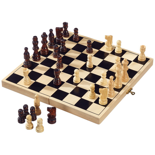 Legler Folding Chess Wooden Games Set