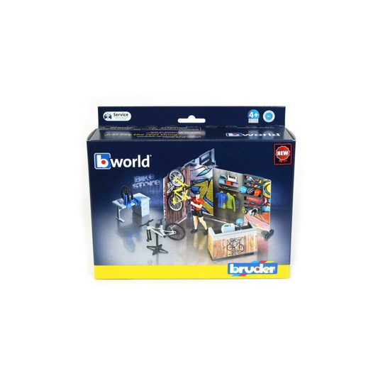 Bruder 63120 Bworld Bike Shop and Service *NEW*