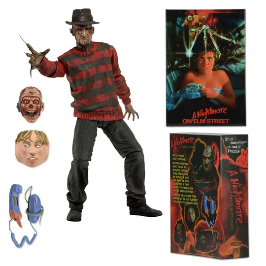 (Freddy Krueger) NECA Freddy Krueger Action Figure Nightmare On Elm Street Toys Display