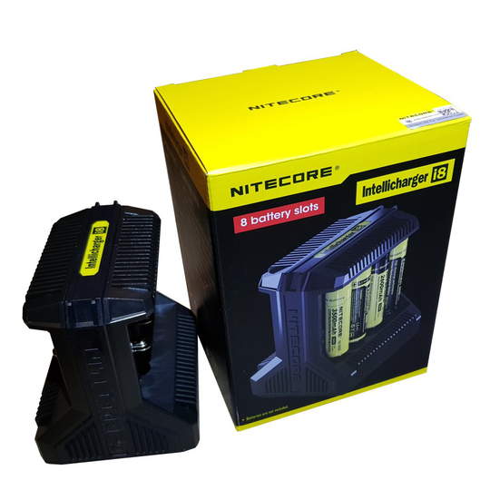 Nitecore i8 8 BAY Intelligent 18650 26650 20700 Vape Battery Charger