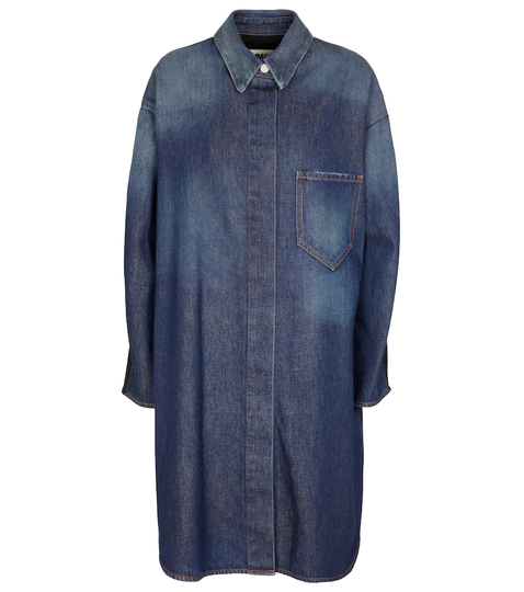 Denim shirt dress