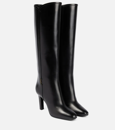 Jane 90 knee-high leather boots