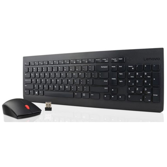 Lenovo Essential Wireless Combo - Keyboard And Mouse Set - Wireless -- you get 3