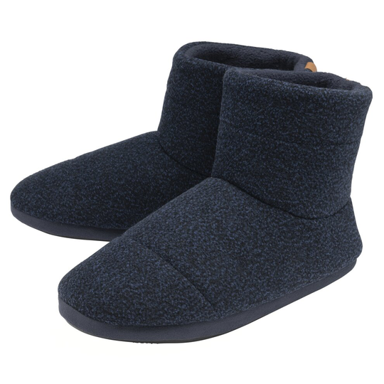 (8 UK) Mens Indoor Boot Slippers | Dunlop | Memory Foam | Home House Bedroom