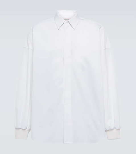 Oversized cotton shirt