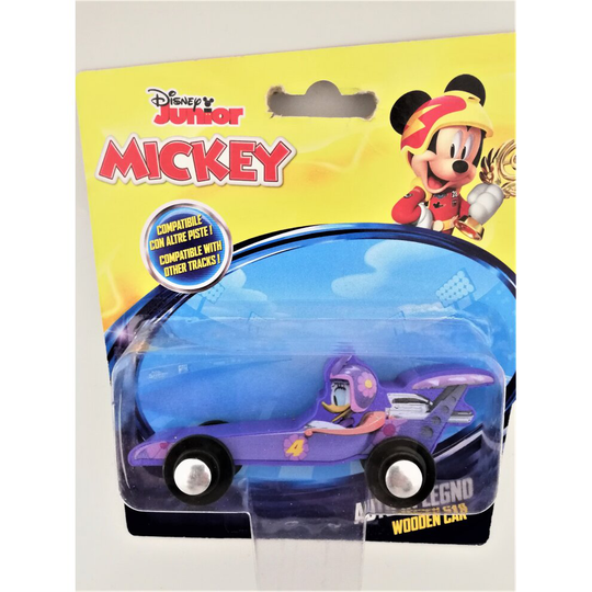 Disney Junior Duck Car No 4 Mickey & the Roadster Racers Wooden Car
