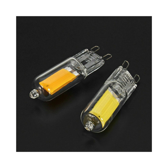 (5W?45W Incandescent Bulb , Warm White (2700K - 3000K)) Mini 3W 5W G9 COB LED Bulbs Glass Crystal Light Replace 45W Halogen Bright Lamp 220V