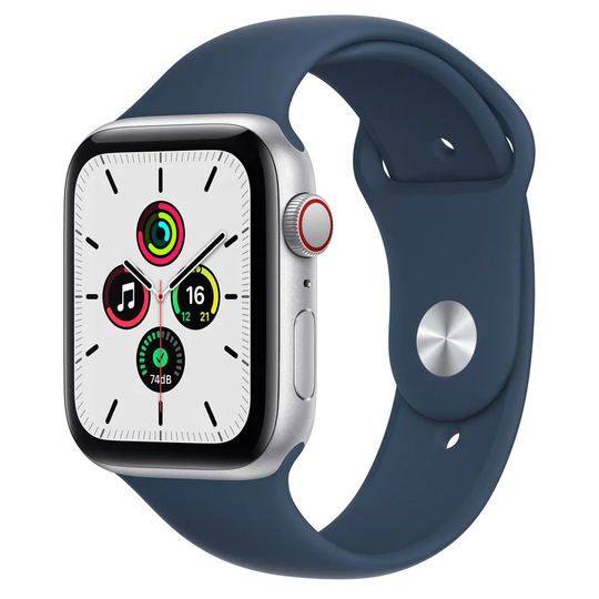 Apple Apple Watch Se 44 Sil Al Ab Sp Cel