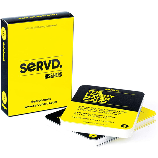 SERVD His & Hers | Couples Relationship Card Game