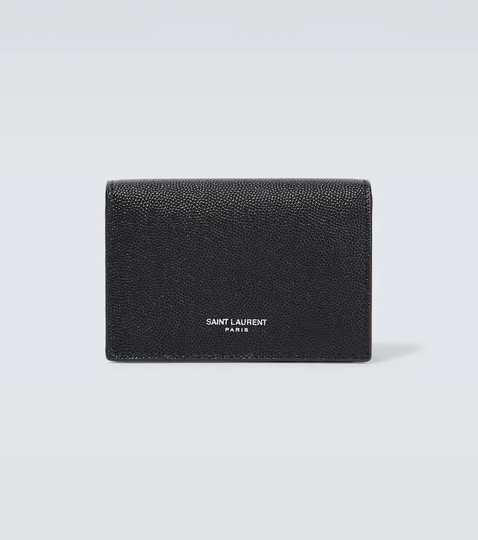 Paris leather card case