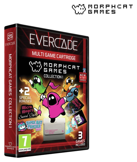 Evercade Cartridge 25: Morphcat Games Collection 1