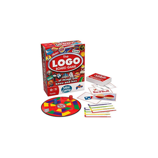 Drumond Park The LOGO Mini Board Game, The Family Travel Board Game of Brands and Products You Know and Love, Family Games For Adults And Kids Suitab