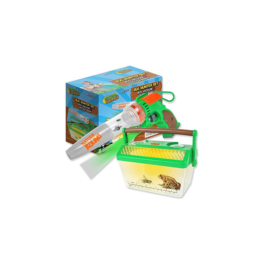 Nature Bound Bug Catcher Vacuum with Light Up Critter Habitat Case for Backyard Exploration - Complete Kit for Kids Includes Vacuum and Cage