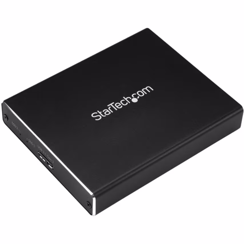 Startech Dual Drive M.2 Sata Enclosure -- you get 3