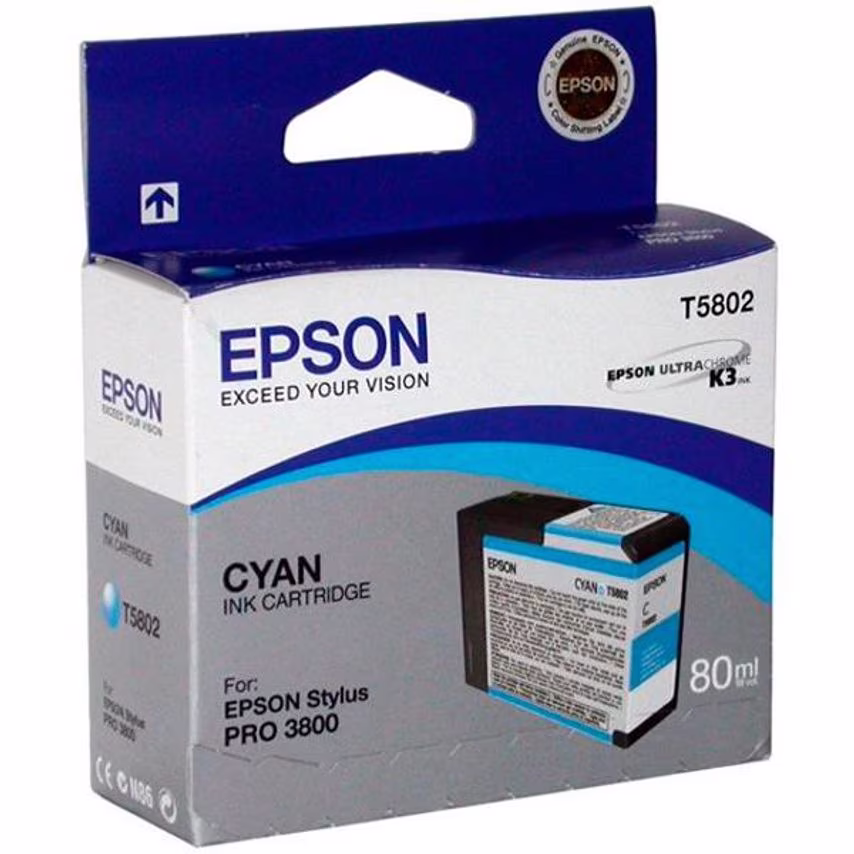 Epson Epson T5802 Cyan Ink Cartridge 80ml - C13T580200