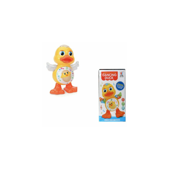 Light Up Dancing Toy Singing Duck Kids Musical Toys Bump & Go Toy