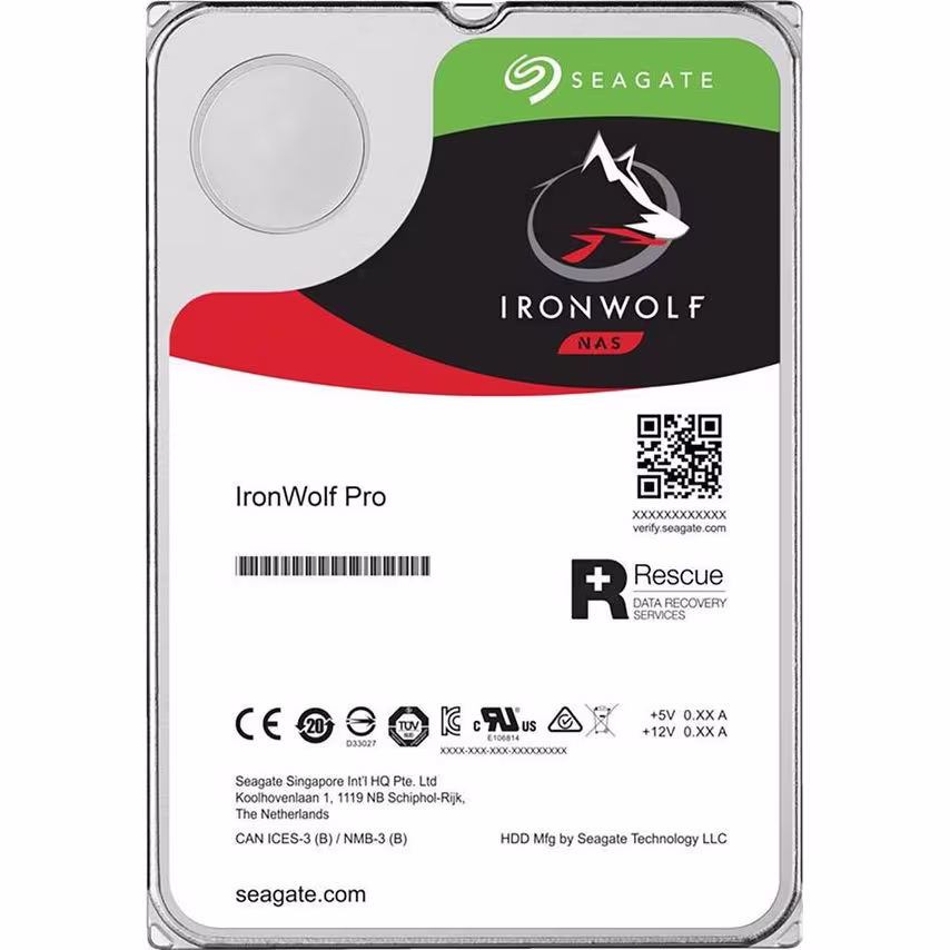Seagate HDD Internal 12TB IronWolf Pro 72 SATA 3