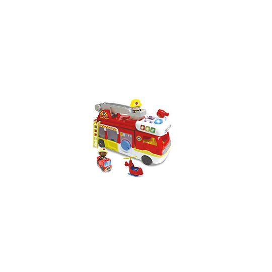 VTech Toot-Toot Friends 2-in-1 Fire Station, Toy Kids Car with Sounds and Phrases, Baby Music Toy for Role-Play Fun, Imaginative Learning Games for B