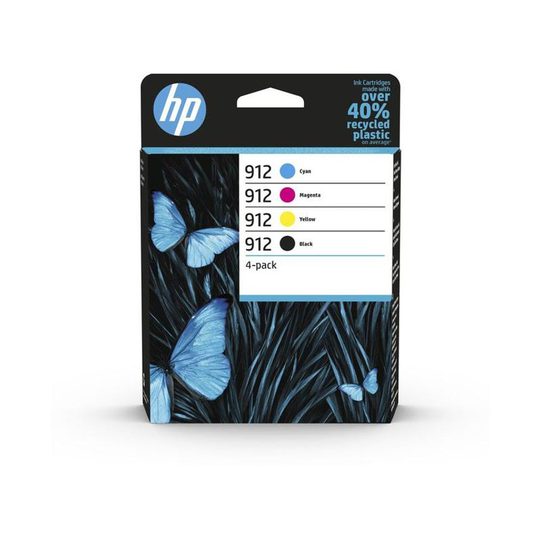 HP HP 912 Cyan Magenta Yellow Black Standard Capacity Ink Cartridge C- you get 4