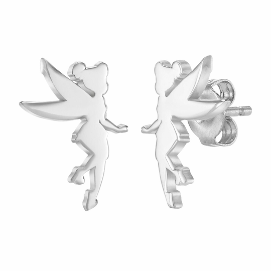 Disney Sterling Silver Tinkerbell Stud Earrings