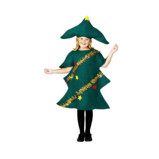 Christmas Tree Costume, Child. Medium Age 6-8