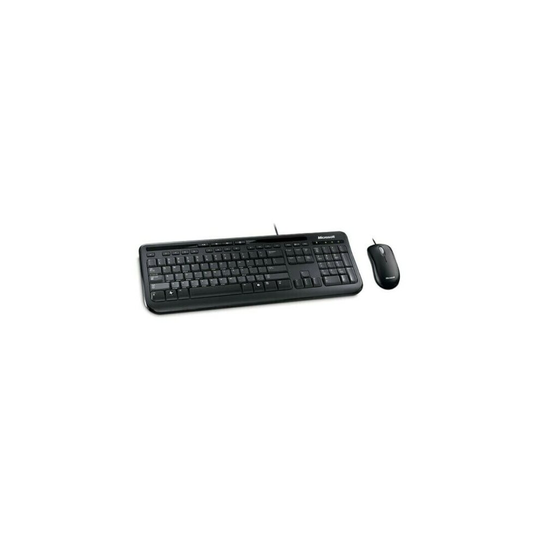 Microsoft Keyboard 600/400 and Optical Mouse, Wired USB QWERTY Black