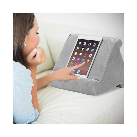 2Pcs Grey Pillow Pad Tablet Universal Mobile Phone Holder