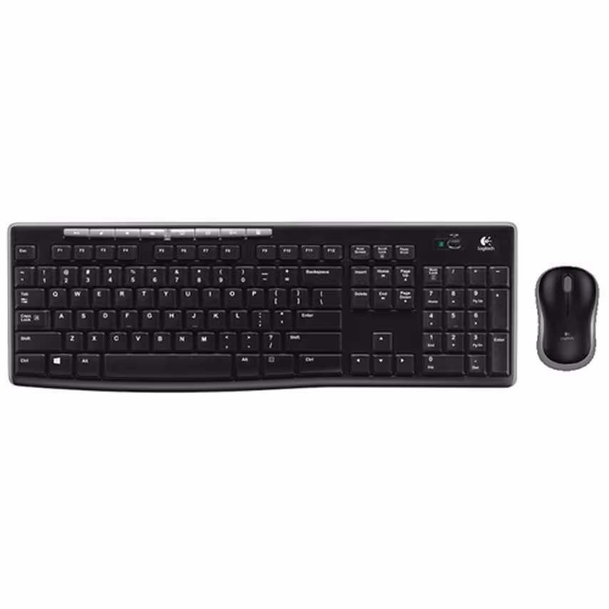 Logitech Wireless Desktop Mk270- you get 6