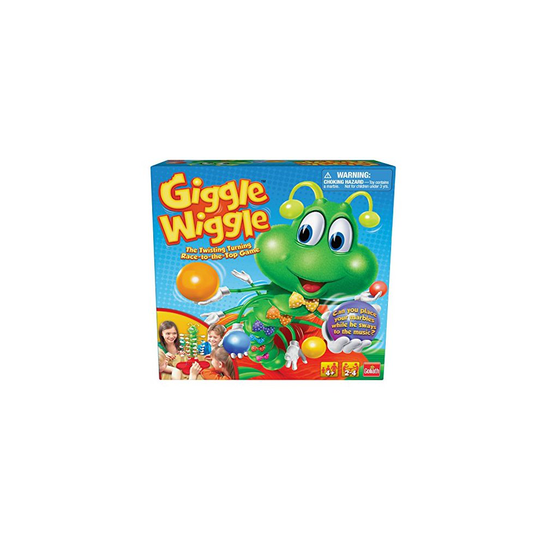 Goliath Giggle Wiggle - The Twisting Turning Race to Get Your Marbles to The Top Game, Multi Color