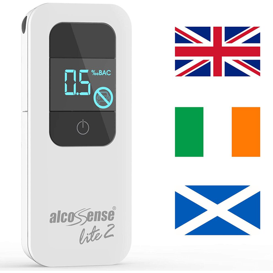 Alcosense Lite 2 Personal Portable Alcohol Breathalyser UK Ireland Scotland Breathalyzer
