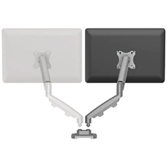 Fellowes Eppa Dual Monitor Arm Kit - Silver
