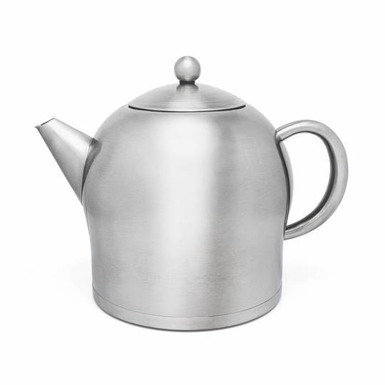 Bredemeijer Teapot Double Wall Minuet Santhee Design 2.0L in Satin Finish Steel