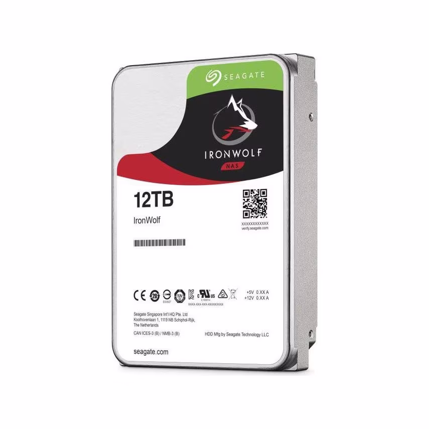 Seagate HDD Internal 12TB IronWolf 72 SATA 3.5