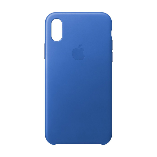 Apple Leather Case for Apple iPhone X/XS - Electric Blue - MRGG2ZM/A