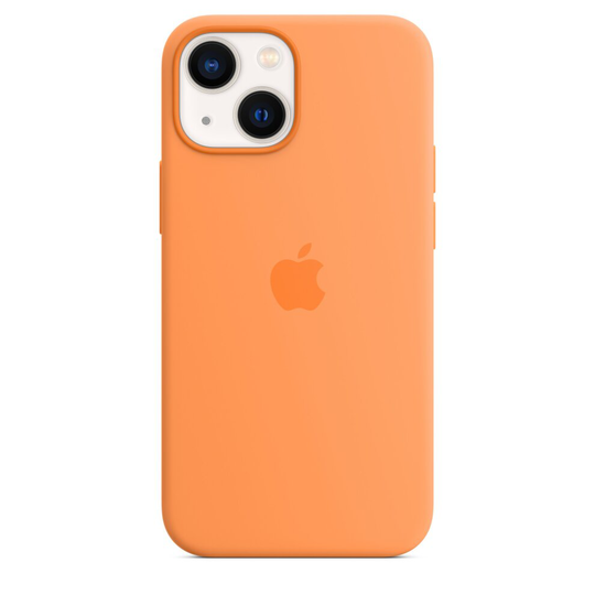 Apple iPhone 13 mini Silicone Case with MagSafe - Marigold