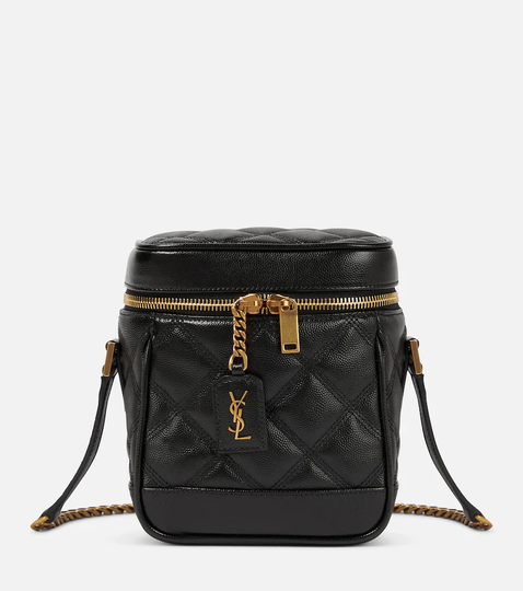 Vanity leather crossbody bag