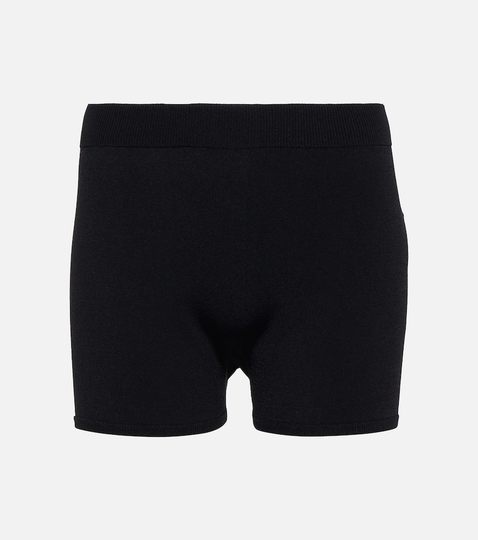 Mid-rise biker shorts