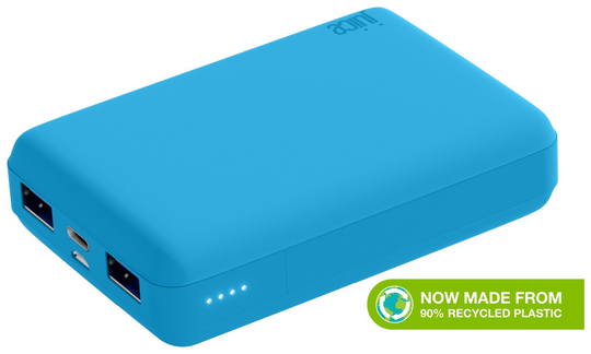 Juice 4 12000mAh Portable Power Bank - Blue