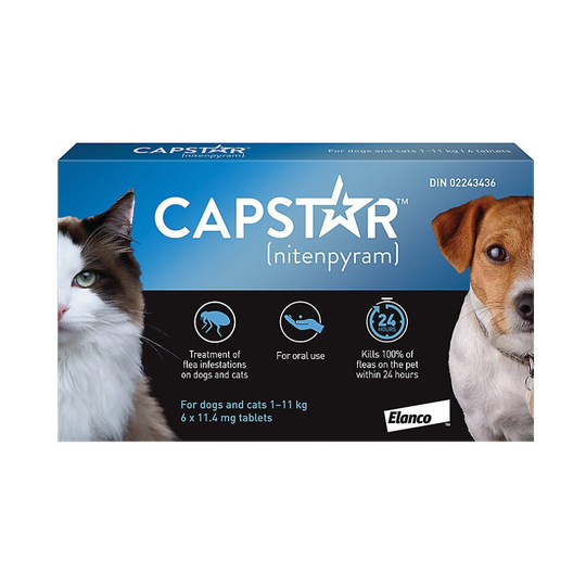 Capstar Tablets For Cats & Dogs Oral Flea Treatment