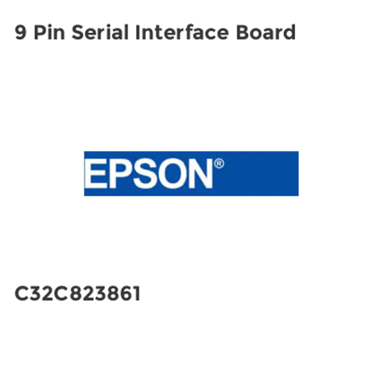Epson 9 Pin Serial Interface Board- you get 5
