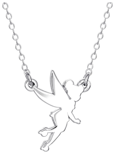 Disney Sterling Silver Tinkerbell Pendant Necklace