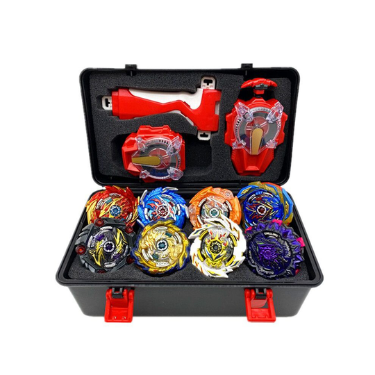 Super King 8pcs Gyro Burst Beyblade Set With Box