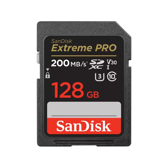 Sandisk SD Extreme Pro 200MB/s Flash Memory Card 128GB