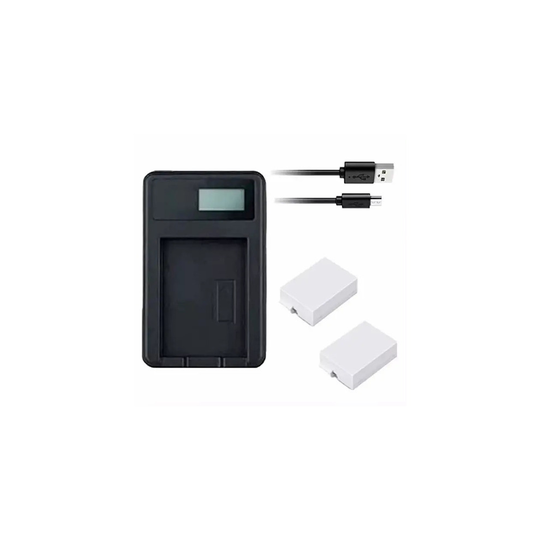 USB Battery Charger and 2 Batteries For Canon EOS 700D DSLR Camera